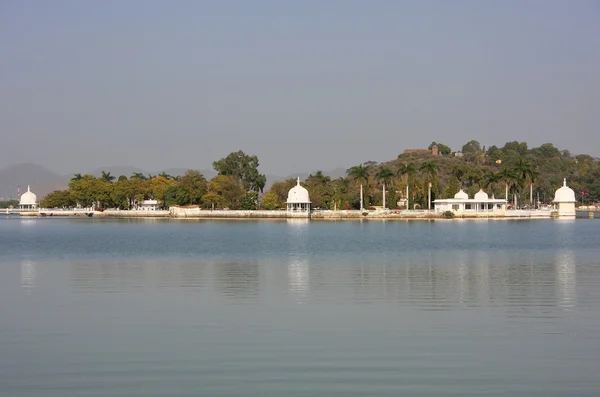 Fateh Sagar lake, Udaipur, India — Stockfoto