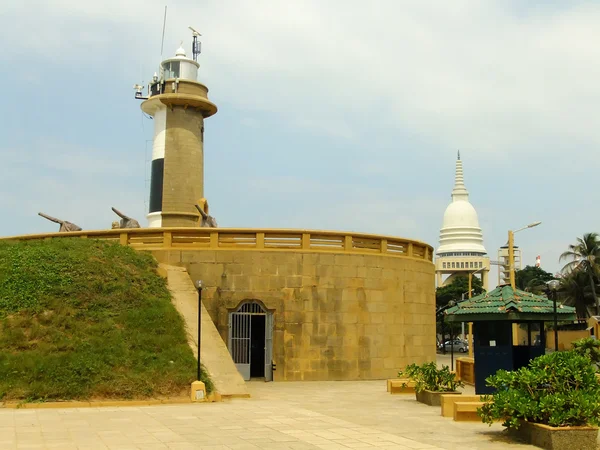 Colombo vuurtoren, galbokka punt, sri lanka — Stockfoto