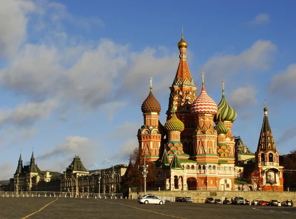 Καθεδρικός ναός του Βασίλι το ευλογημένο, Μόσχα, Ρωσία — Φωτογραφία Αρχείου
