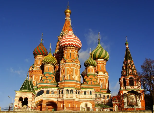 Catedral de Basilio el Bendito, Moscú, Rusia — Foto de Stock