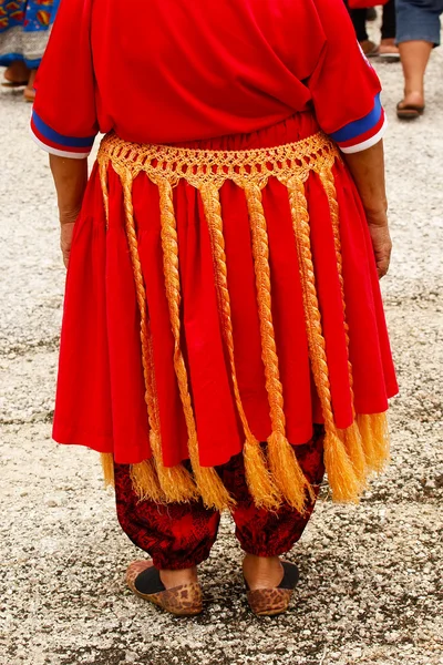 Detalle de falda tongan tradicional, isla Vavau, Tonga — Foto de Stock