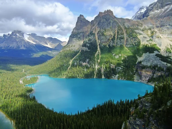 Jezero o'hara, yoho NP, Britská Kolumbie, Kanada — Stock fotografie