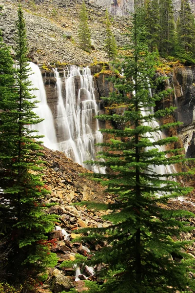 Seven Veils Falls, Lake O'Hara, Yoho National Park, Canada — Stock Photo, Image