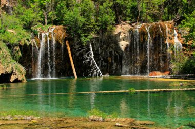 Göl, glenwood Kanyon, colorado asılı