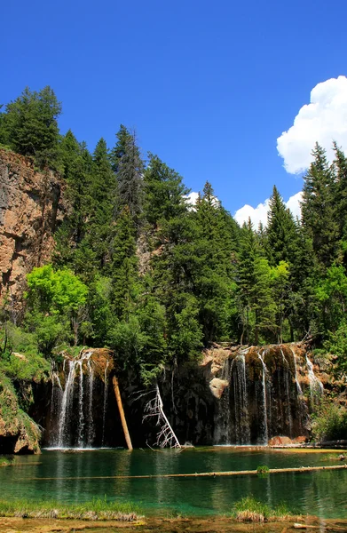 Zavěšení jezero, glenwood kaňonu, colorado — Stock fotografie