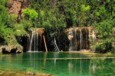 Göl, glenwood Kanyon, colorado asılı