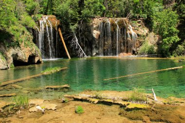 Göl, glenwood Kanyon, colorado asılı