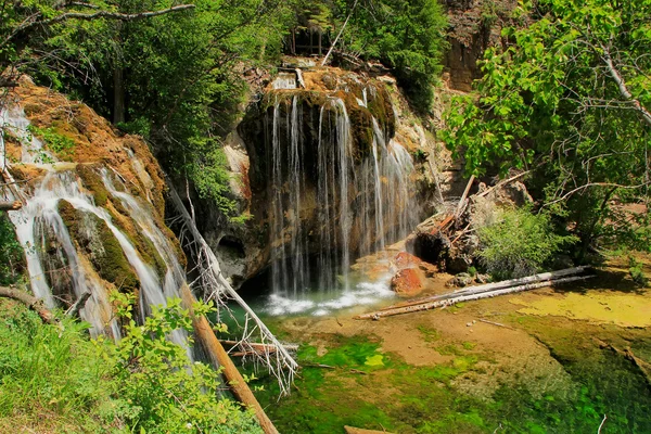 Zavěšení jezero, glenwood kaňonu, colorado — Stock fotografie