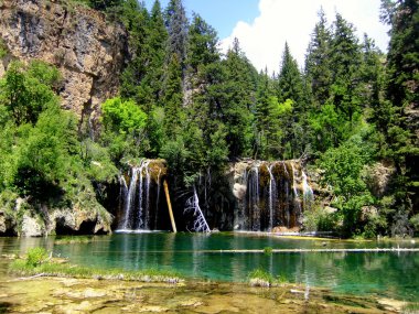 Göl, glenwood Kanyon, colorado asılı
