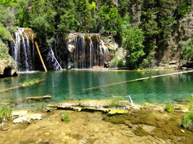 Göl, glenwood Kanyon, colorado asılı