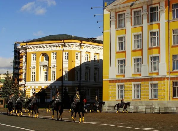 Changing of the Guards Ceremony, Moscow Kremlin Complex, Russia — Stock Photo, Image