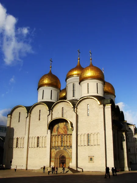 Kathedrale der Entschlafung, moskau kremlin, russland — Stockfoto