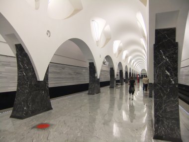 Metro İstasyonu, moscow, Rusya Federasyonu