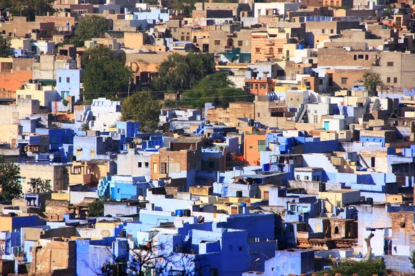 Jodhpur stad gezien vanaf mehrangarh fort, india — Stockfoto