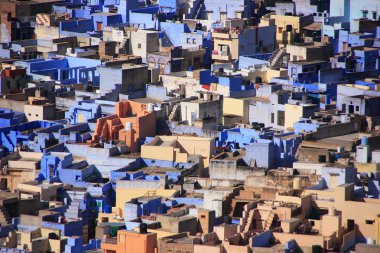 jodhpur Hindistan mehrangarh kaleden görülen şehir