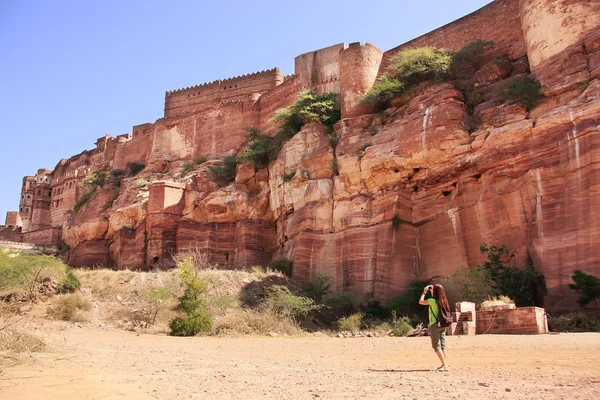 Mehrangarh Fort, Jodhpur, India — Stockfoto