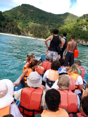 turistler WUA talab ada, ang thong ulusal deniz Başlarken