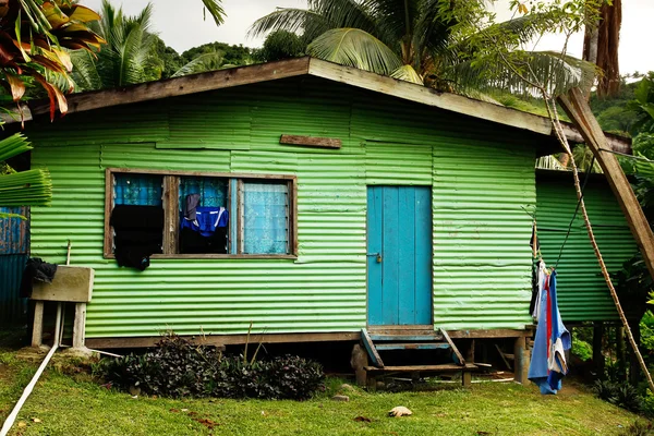 Lokala hus, ön vanua levu, fiji — Stockfoto