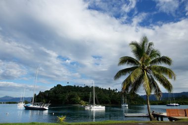 Teknelerden savusavu, liman, vanua levu Island, fiji