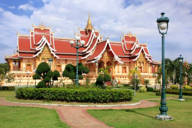 tapınakta pha o luang karmaşık, vientiane, laos