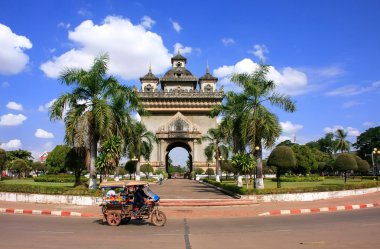 zafer kapısı patuxai, vientiane, laos