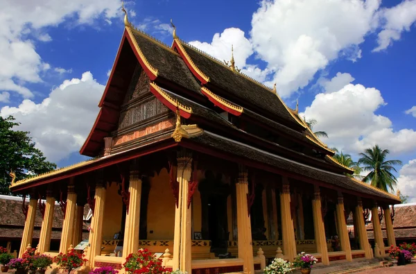 Wat Si Saket, Vientiane, Лаос — стоковое фото