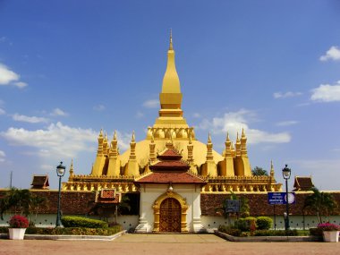 PHA o luang stupa, vientiane, laos