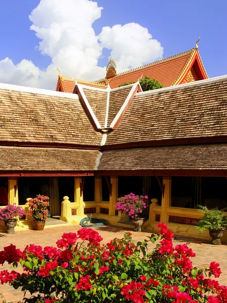 Wat Si Saket, Vientiane, Laos — Fotografia de Stock