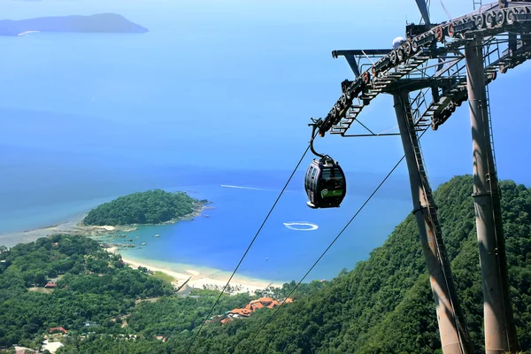 Gökyüzü Köprüsü teleferik, langkawi Adası, Malezya — Stok fotoğraf