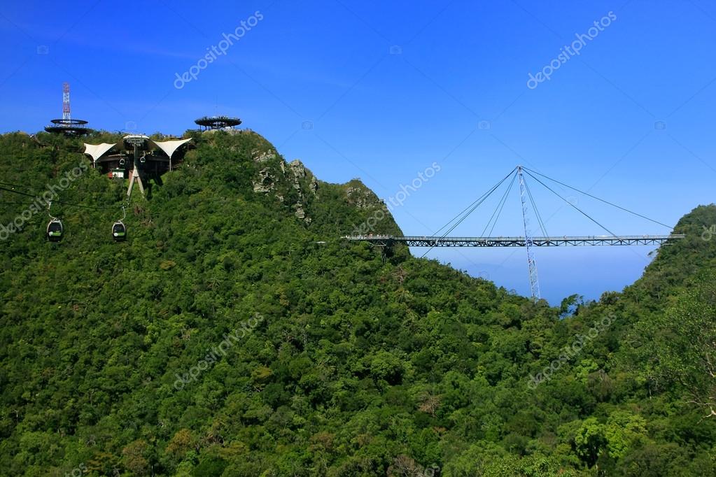 Langkawi Sky Bridge, Langkawi island, Malaysia Stock Editorial Photo