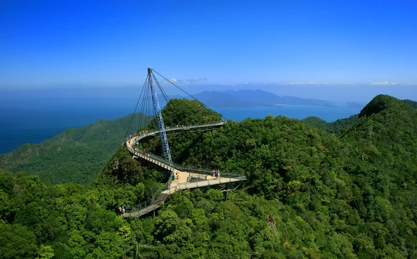 Langkawi Sky Bridge, ilha de Langkawi, Malásia — Fotografia de Stock