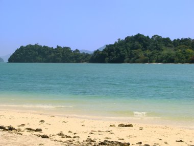tropik ada beach, mermer geoforest park, langkawi, Malezya