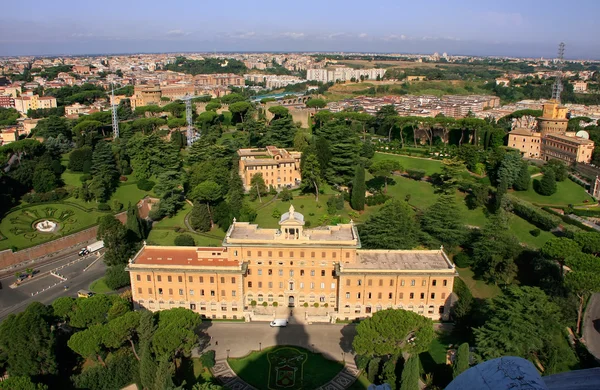 Aerial view of Palace of the Governorate of Vatican City State — Stock Photo, Image
