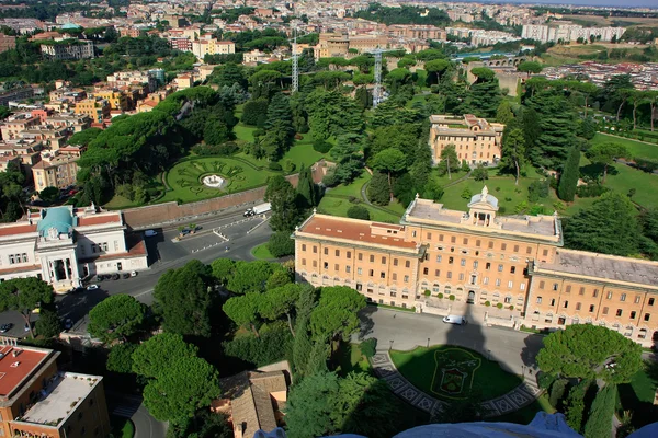 Aerial view of Palace of the Governorate of Vatican City State — Stock Photo, Image