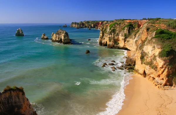 Ponta de Piedade en Lagos, región del Algarve, Portugal —  Fotos de Stock