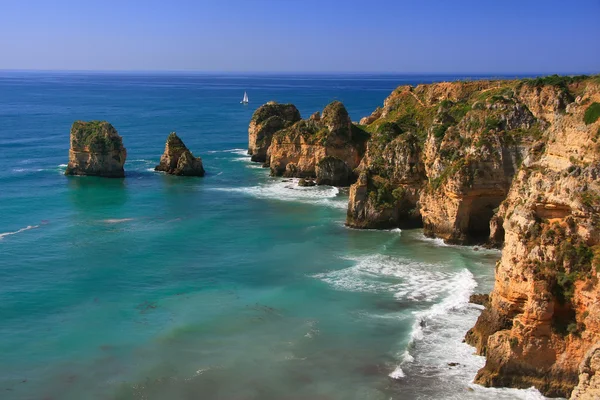 Ponta de Piedade in Lagos, Algarve, Portugal — Stockfoto