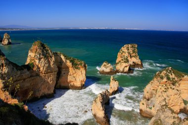 Ponta de Piedade in Lagos, Algarve region, Portugal 