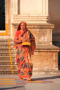 Hintli kadın Tapınağı, pushkar, Hindistan dışında yürüyüş