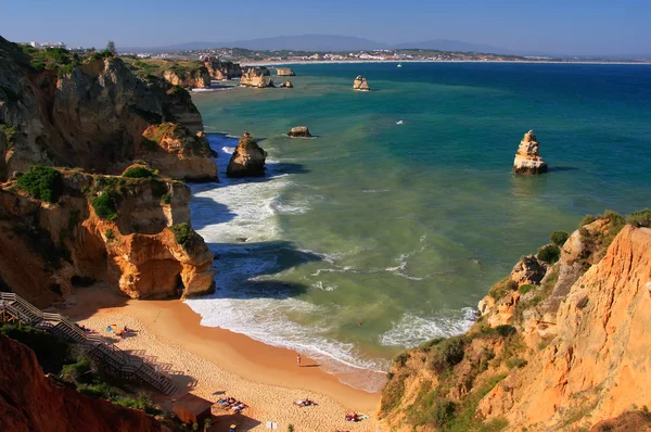 Ponta de piedade in lagos, algarve regio, portugal — Stockfoto