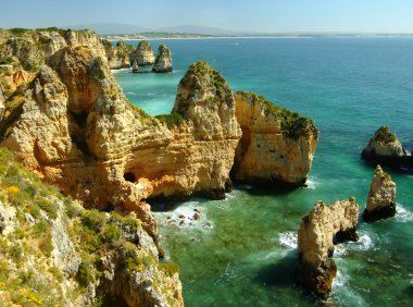 Ponta de Piedade in Lagos, Algarve region, Portugal 