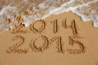 Yeni yıl 2015 önümüzdeki kavramı