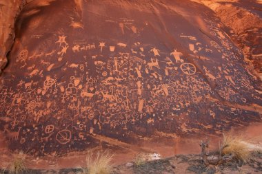 Hint petroglifler, gazete rock devlet Tarihi Anıtı, utah