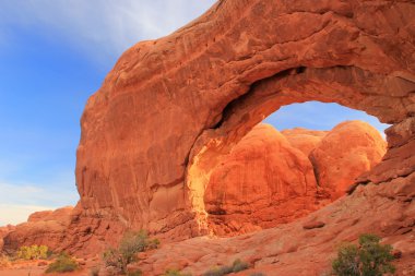 Güney pencere arch, arches national park, utah, ABD