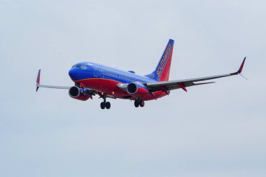 17 Ekim 2020 'de Denver Uluslararası Havalimanı, Colorado' da güneybatı toprakları tarafından işletilen Boeing 737. Southwest Havayolları 1966 'da kuruldu..