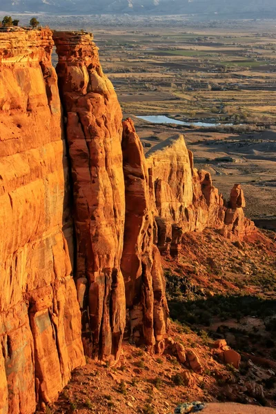 Colorado Ulusal Anıtı Grand Junction Abd Deki Pencere Kayası Manzarası — Stok fotoğraf