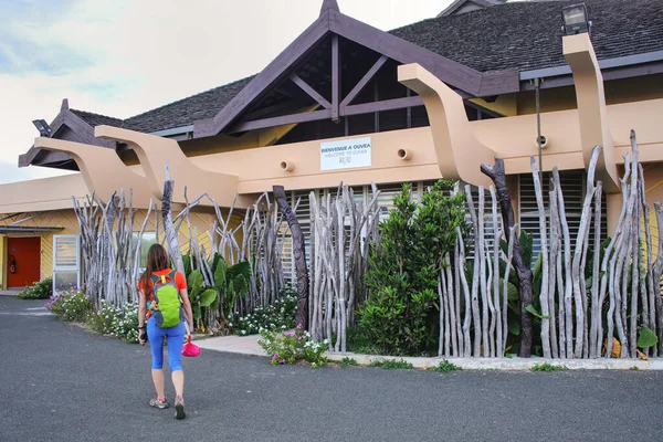 Edificio Del Aeropuerto Ouvea Island Islas Lealtad Nueva Caledonia Ouvea — Foto de Stock