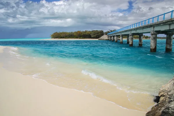 Mouli Bridge Ouvea Mouli Islands Loyalty Islands Archipelago New Caledonia — Stock Photo, Image