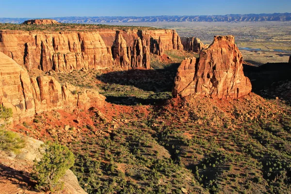 Pohled Monument Canyon Independence Rock Colorado National Monument Grand Junction — Stock fotografie