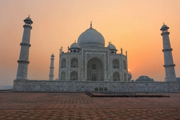 Taj Mahal Lever Soleil Agra Uttar Pradesh Inde Taj Mahal — Photo