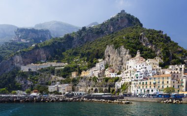 Şehir, positano, amalfi coast, İtalya